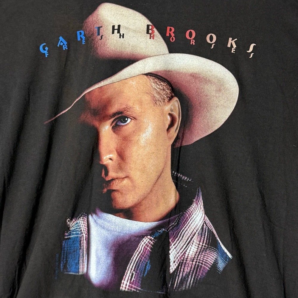 GARTH BROOKS Fresh Horses Tour 90’s T Shirt Adult XXL - Picture 8 of 8